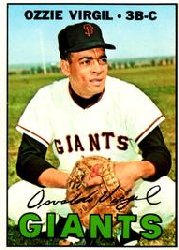 1967 Topps Baseball Cards      132     Ozzie Virgil